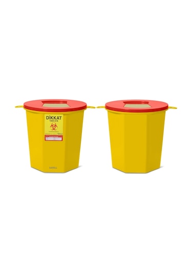 Safell Atık Kutusu - Atık Kovası 10 Litre 5 Adet