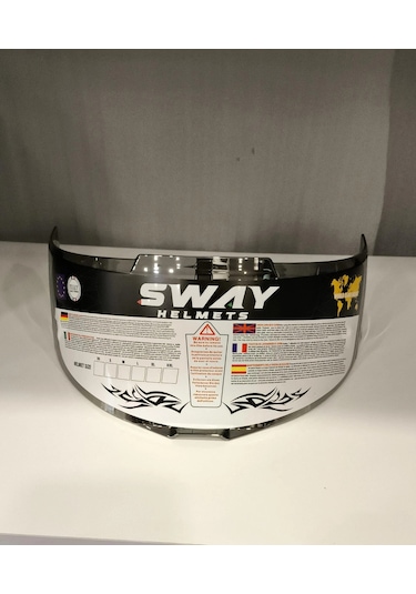 Kask Camı Sway Ff 820 Gümüş Çok Renkli