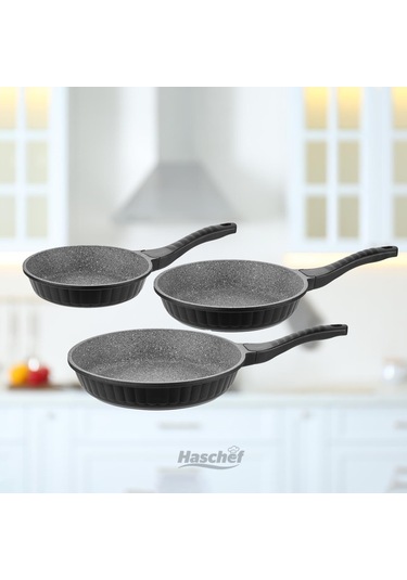 Haschef Yakut Döküm Tava Seti