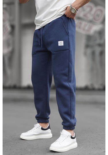 Madmext Lacivert Cep Detaylı Erkek Basic Eşofman Altı 6522-lacivert Lacivert