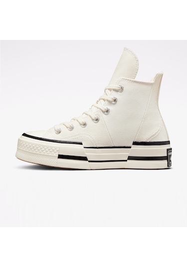 Converse Chuck 70 Plus Canvas Unisex Beyaz Sneaker Düz A00915c Beyaz