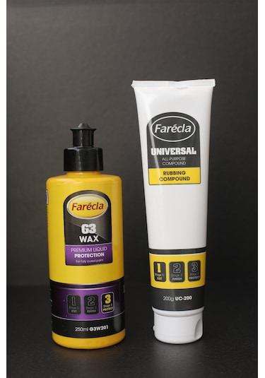 Farecla Universal Tüp Pasta 200gr Ve Farecla G3 Wax Cila  250ml