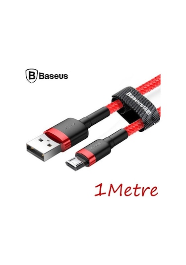 Baseus Cafule Micro Usb 1Metre 2.4A Hızlı Şarj Halat Usb Kablo (476269504)