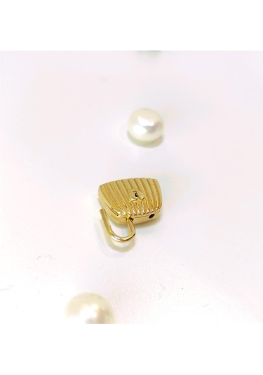 Asma Kilit İstirideye Çanta Kolye Ucu 14 Ayar Altın Hd Videolu - 14 Ayar