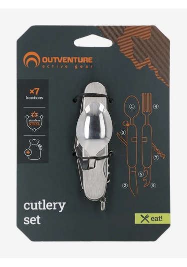 Outventure Çatal Bıçak Takımı 136118517 Gri