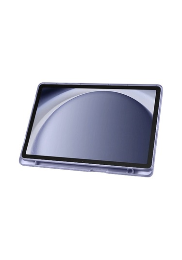 Samsung Galaxy Tab Uyumlu A9 Plus Sm-x210/x215 11 İnç Kılıf Kalem Bölmeli Silikon Smart Cover Tablet Kılıfı