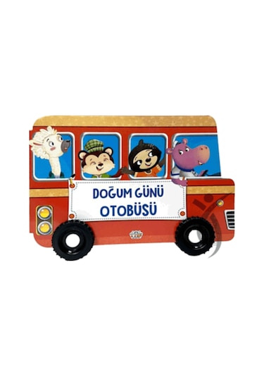 Doğum Günü Otobüsü Tekerlekli Kitaplar