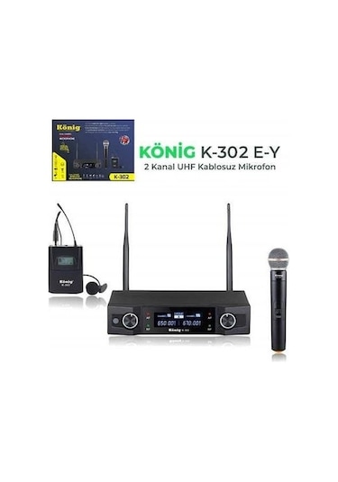 König K 302 Uhf 1El 1Yaka Mikrofon