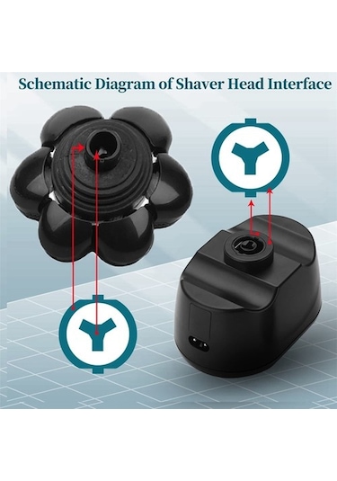 Joyhub 7d Elektrikli Tıraş Makinesi Yedek Başlık Tıraş Bıçağı Renkli Tıraş Makinesi Yedek Başlığı 7kc225