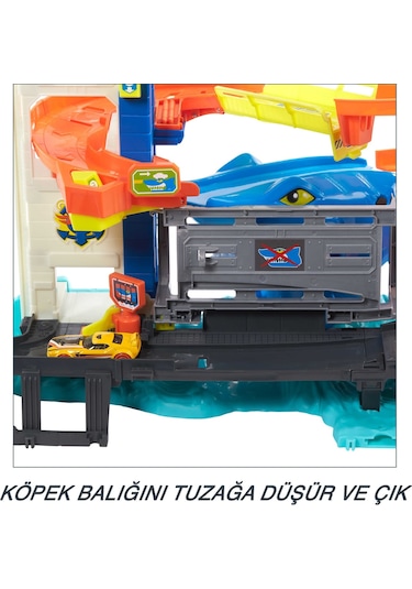 Hot Wheels Köpek Balığından Kaçış Oyun Seti HDP06