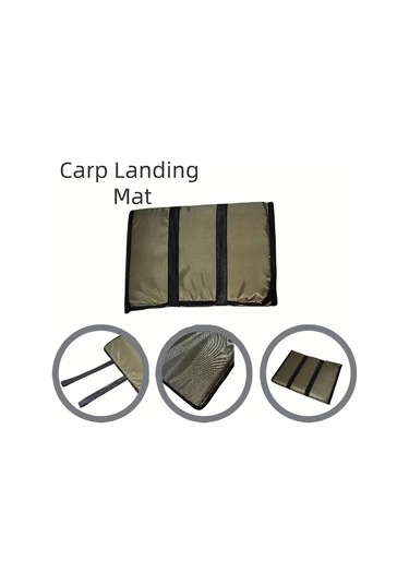 Elmpaly Sku 1 Portatif Katlanır Balıkçılık Çengel Çıkarma Pedi Nefes Alabilir Sünger Ped Dayanıklı Zeytin Yeşili Tasarım Ayarlanabilir Askı Kol Av Kampçılık Balıkçılık Aksesuarı