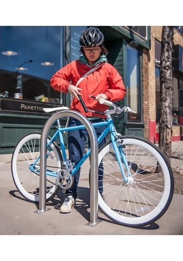 Bisiklet Park Yeri Bisiklet Park Demiri 1 Adet Gri