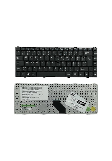 Casper İle Uyumlu Tw3q, Tw7, Sw7, Sn5071 Notebook Klavye Siyah Tr