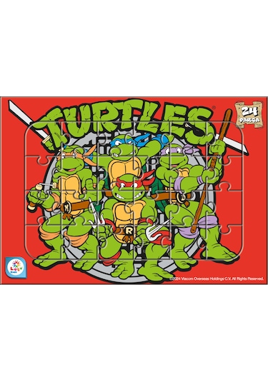 Ninja Kaplumbağlar 24 Parça Frame Puzzle Seti