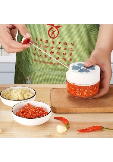 Cbtx Ev Çok Fonksiyonlu Mutfak Sarımsak Cihazı Manuel Çekme Vurma Sarımsak Rastgele Renk Teslimatı