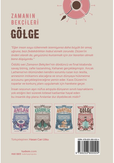 Zamanın Bekçileri 4: Gölge - Tudem Yayınları