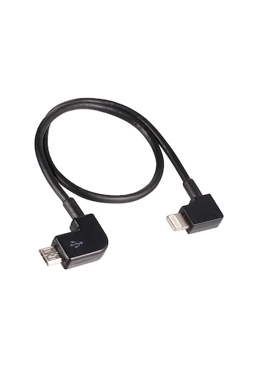 Geekyou Djı Mavic Pro Ve Spark İçin Micro Usb'den Lightning'e Dönüştürücü Kablosu - Yüksek Kaliteli, Esnek Ve Dayanıklı 27cm Uzunluk