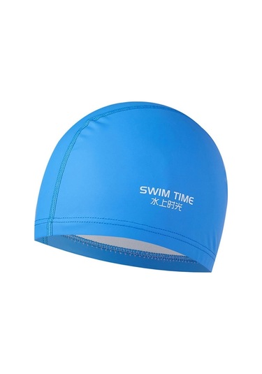 Yetişkin Erkekler Ve Kadınlar İçin Sones Pu Kaplamalı Su Geçirmez Genişletilmiş Yüzme Bonesi Mavi