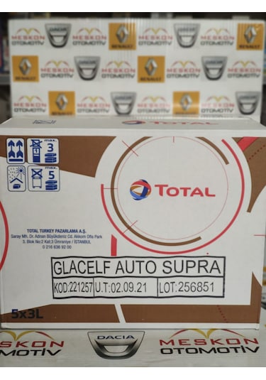 Total Glacelf Auto Supra Antifriz 3 Litre Üretim Ekim2021