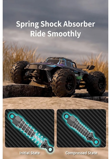 50 Km Hız Yapan Metal İç Aksam Rc Araba 2.4ghz Şarjlı Uzaktan Kumandalı Araba Karışık