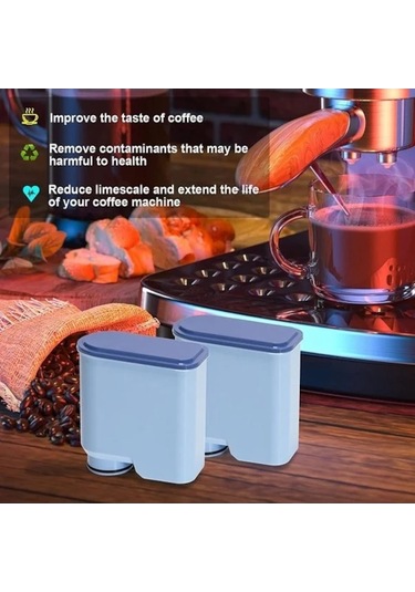 Flybuy Philips Saeco Aquaclean Ca6903/10/00/01/22/47 İçin 2 Adet Yüksek Kalite Su Filtresi 0.2mm Kenar Kalınlığı