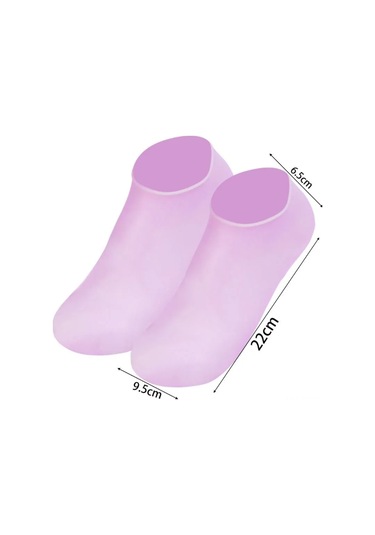Skycity Esnek Silikon Nemlendirici Çorap Ve Ayak Kılıfı Yeşil, Mavi, Mor Her Ayak İçin Uygun Tek Boyut