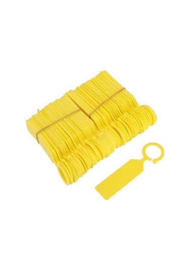 Trendooze Homyl 100 Adet Pp Sera Etiketi Sarı Bitki Bahçe Daire