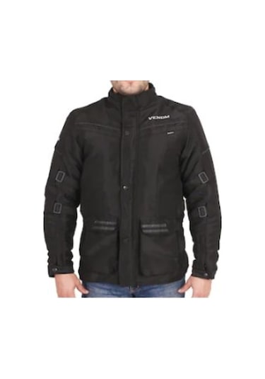 Venom Touring Pro Siyah Erkek Motosiklet Montu