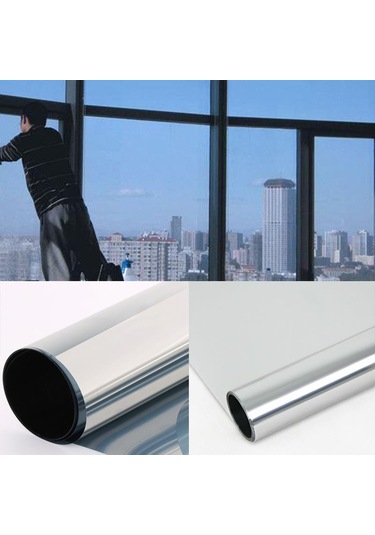 Aynalı Cam Filmi Amerikan Çizilmez 50 CM X 5 METRE