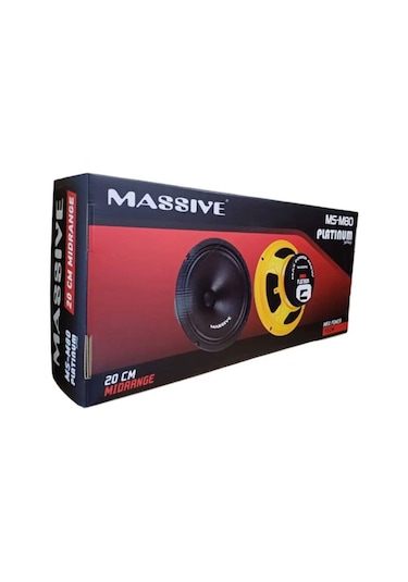 Massive Ms-m80 20cm Midrange 450wat 175 Rms