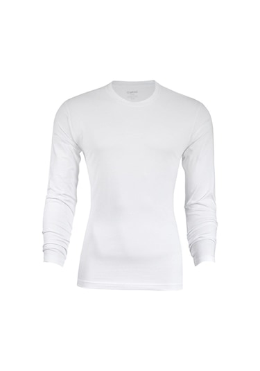 Yıldız Erkek Modal Uzun Kol Sıfır Yaka Body T-shirt Atlet - 385-386 Beyaz Yıldız Erkek Modal Uzun Kol Sıfır Yaka Body T-shirt Atlet - 385-386 Beyaz