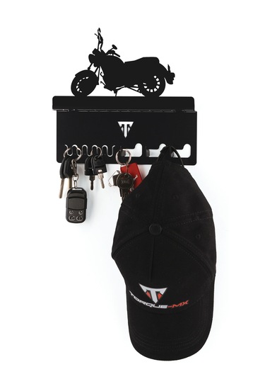 Torque-MX Metal Dekoratif Anahtar Askısı EA8 Siyah
