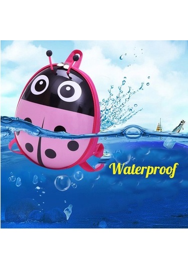 Three Beans Sevimli Karikatür Yedi Yıldızlı Uğur Böcek Çocuk Sırt Çantası Okul Çantası Yumurta Çantası Ilkokul Anaokulu Sert Kabuk Çanta Zkx35m Sarı