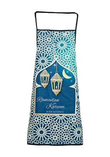Homyl Ev Açık Kamp Için Mutfak Önlüğü Ramazan Mavi Mavi