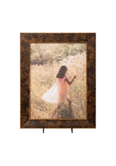 Ahşap Görünümlü Dekoratif 4'lü Fotoğraf Çerçevesi