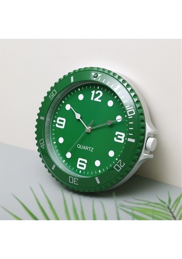 Goldenqian Duvar Saati Modern Tasarım Sessiz Kuvars Iğne Lüks Süpürme Ikinci Ev Yeşil 0m26jc ÇOk Renkli