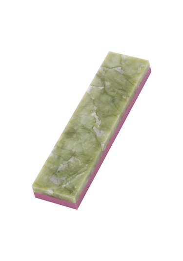 Kosona 3000/10000 Tane İki Yönlü Doğal Taş Zımpara Taşı - Mutfak Aletleri, Makaslar Ve Bıçaklar İçin Yeşil-100x25x10mm