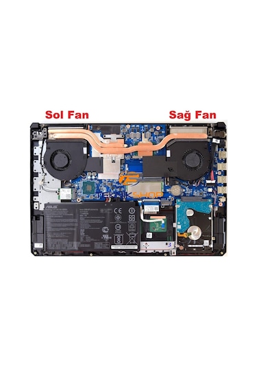 Asus Tuf Gaming Fx504g Fx704 Notebook Fan / Ver.1 Sol Vga Fanı 31421081