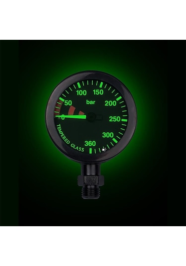 Kraken Gösterge Basınç Ölçer Kapsül Tech 52mm. Pvd Nickel
