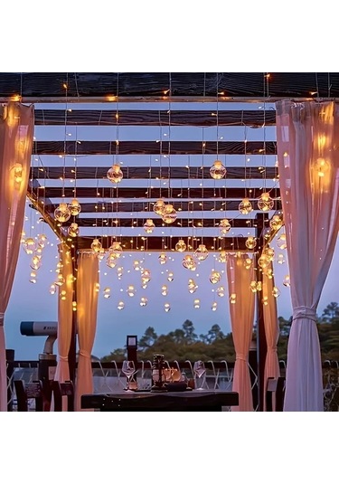 Elmpaly Ilık Işık 8 Farklı Işık Modu Dilek Topu Yeni Model Led Işık Dizisi Sıcak Ve Romantik Atmosfer Yaratır Hem İç Mekan Hem Dış Mekan Dekorasyonu İçin Dayanıklı Ve Şık Altın