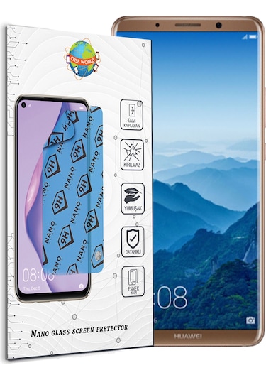 Huawei Mate 10 Pro Nano Ekran Koruyucu Kırılmaz Esnek Cam