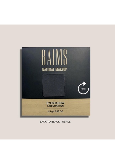 Baims Eyeshadow Yeniden Dolum Göz Farı 100 Back To Black