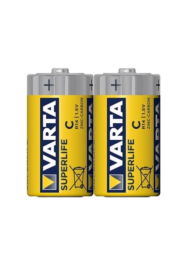 Varta Superlife Çinko Orta C Boy Pil 24'lü Paket