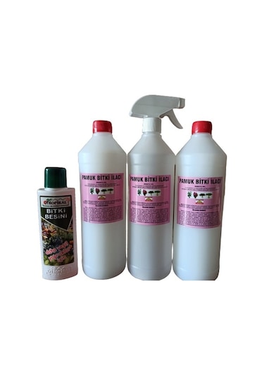 3 Adet Çiçek ve Bitki Ilacı Unlu Pamuk Biti için 1 Adet Bitki B