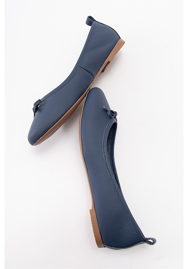 Luvishoes Cilt Kadın Babet 01 Lacivert