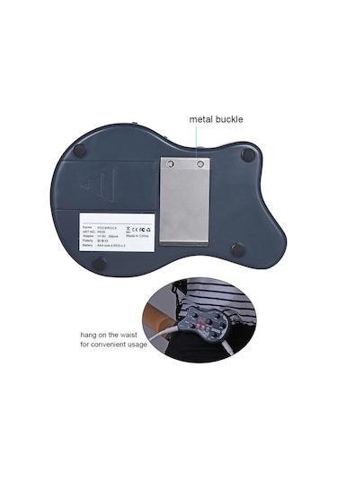 Ammoon Pockrock Portatif Gitar Çoklu Efektler İşlemci Efekt Gri