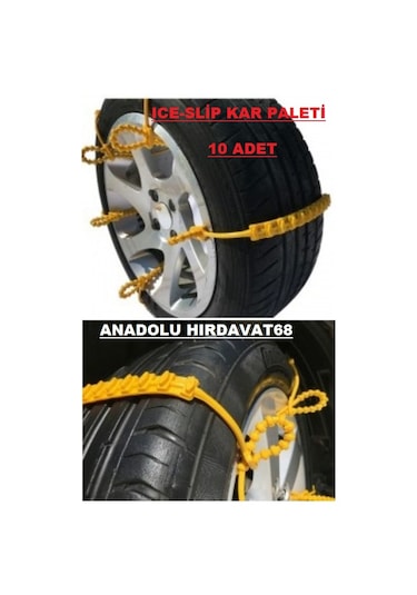 Iceslip Oto Kar Zinciri Kar Paleti Pls 10 Adet