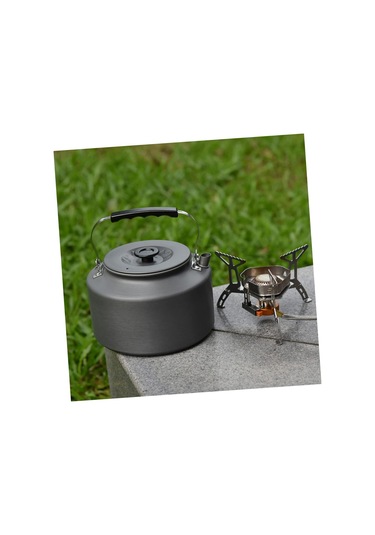 Açık Hava Su Isıtıcısı Kamp Su Isıtıcısı Isı Değiştiricili Kaynar Çaydanlık Tıslayan Ocak Piknik Çaydanlığı Sıcak Çok Renkli