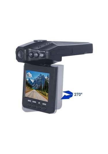 Lemestar Oto İçin 6 Işık Infrared Gece Görüşü 2.4" Ekranlı Hd Araç Gördürücü Dvr, Tek Lensli, Toplu Alım