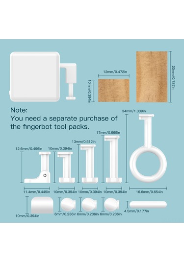 Teltree Bt Akıllı Anahtar Robotu: Dokunmatik Parmak Robotu İle Ev Otomasyonu Ve Uzaktan Kontrol 1-gang